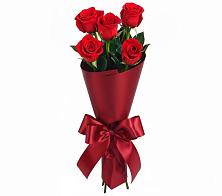 Букет 5 Красных роз Эдлесс Лав в Базарный Сызган