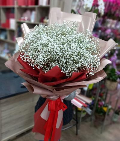 Букет цветов из: Гипсофила в Базарный Сызган