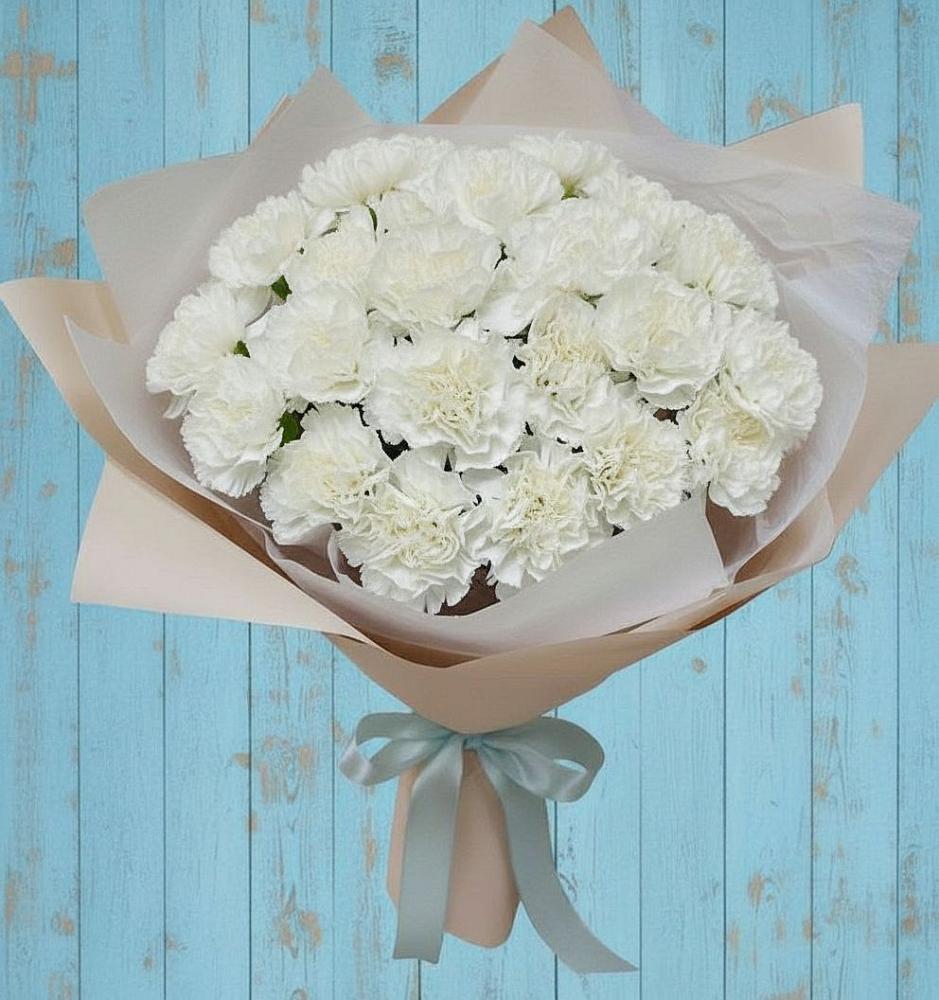 Букет цветов из: Гвоздики в Базарный Сызган