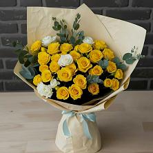 Букет цветов из:  Розы в Базарный Сызган