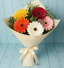Букет цветов из:  Герберы в Базарный Сызган