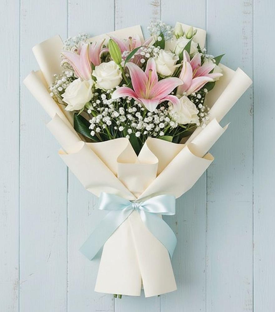 Букет цветов из: Лилии в Базарный Сызган