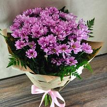 Букет цветов из:  Хризантемы #REPLACE_PRED# Базарный Сызган