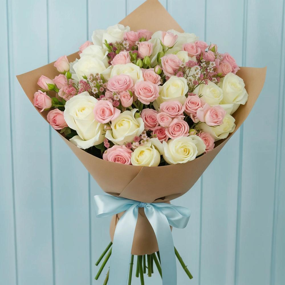 Букет цветов из: Розы в Базарный Сызган