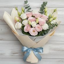 Букет цветов из:  Лизиантусы в Базарный Сызган