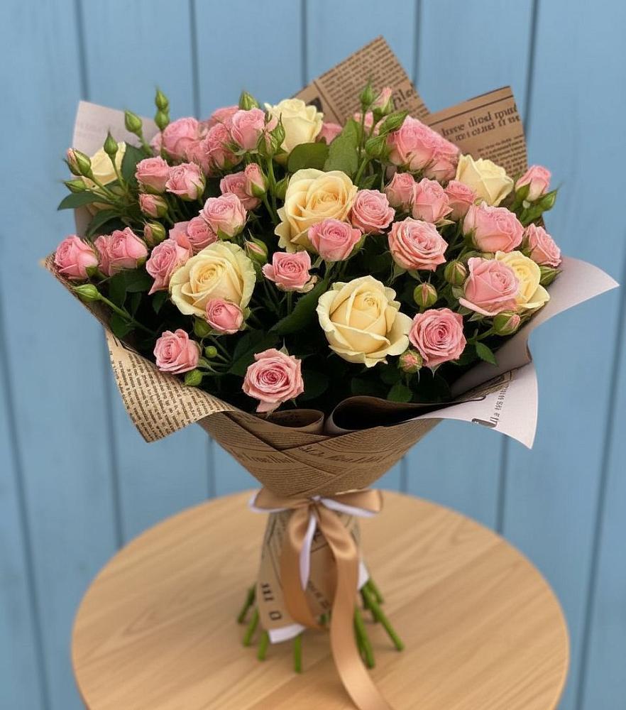 Букет цветов из: Розы в Базарный Сызган