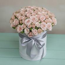 Цветочная композиция из Розы в шляпной коробке #REPLACE_PRED# Базарный Сызган