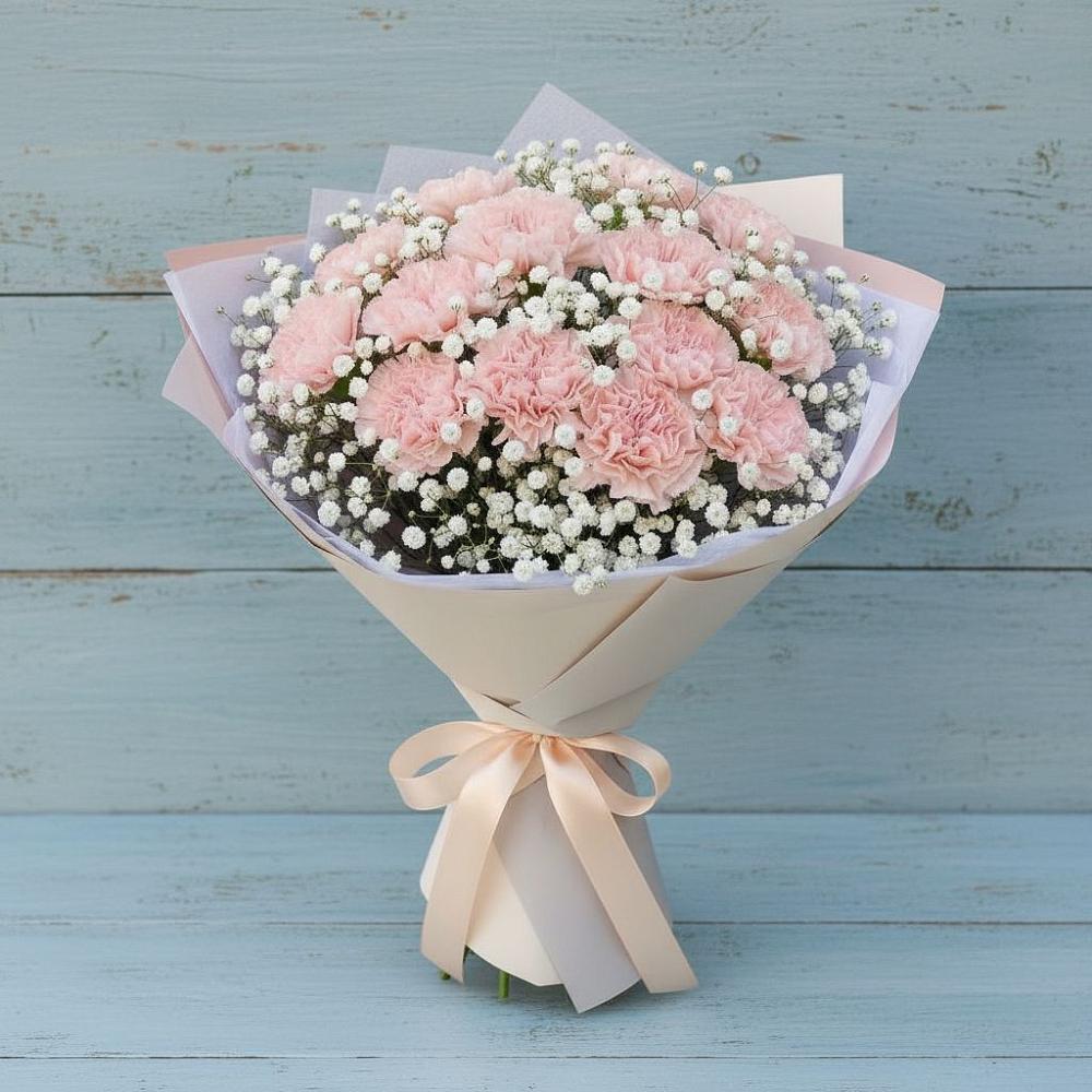 Букет цветов из: Гвоздики в Базарный Сызган