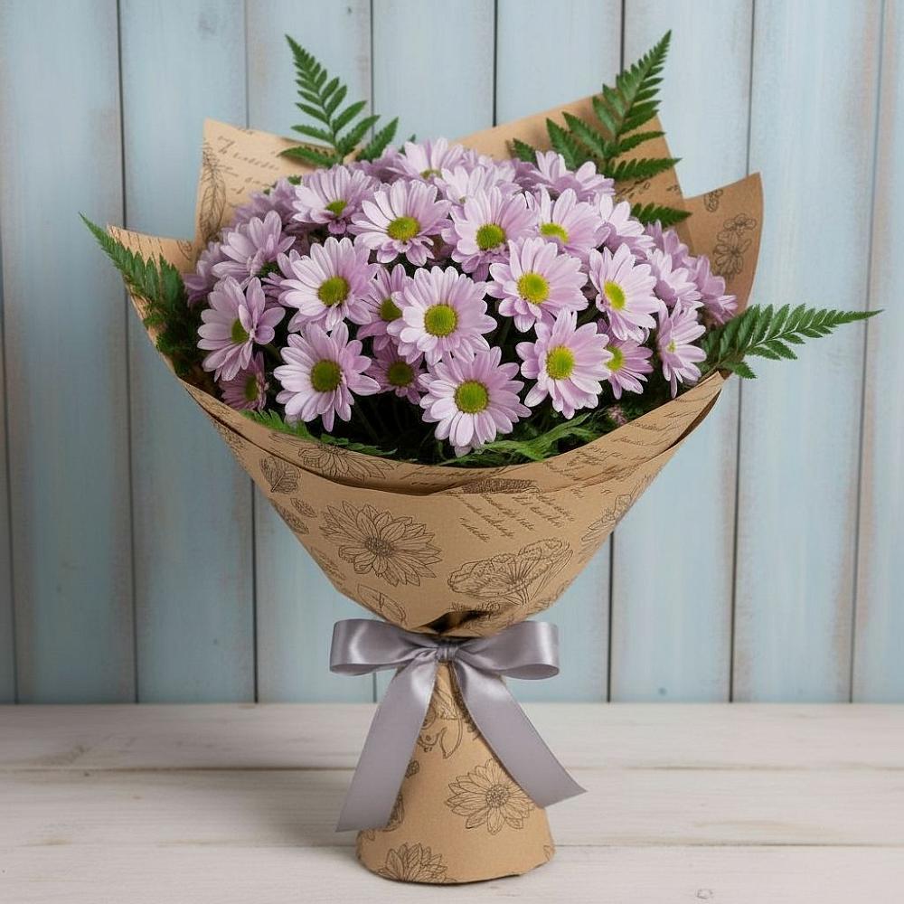 Букет цветов из: Хризантемы в Базарный Сызган
