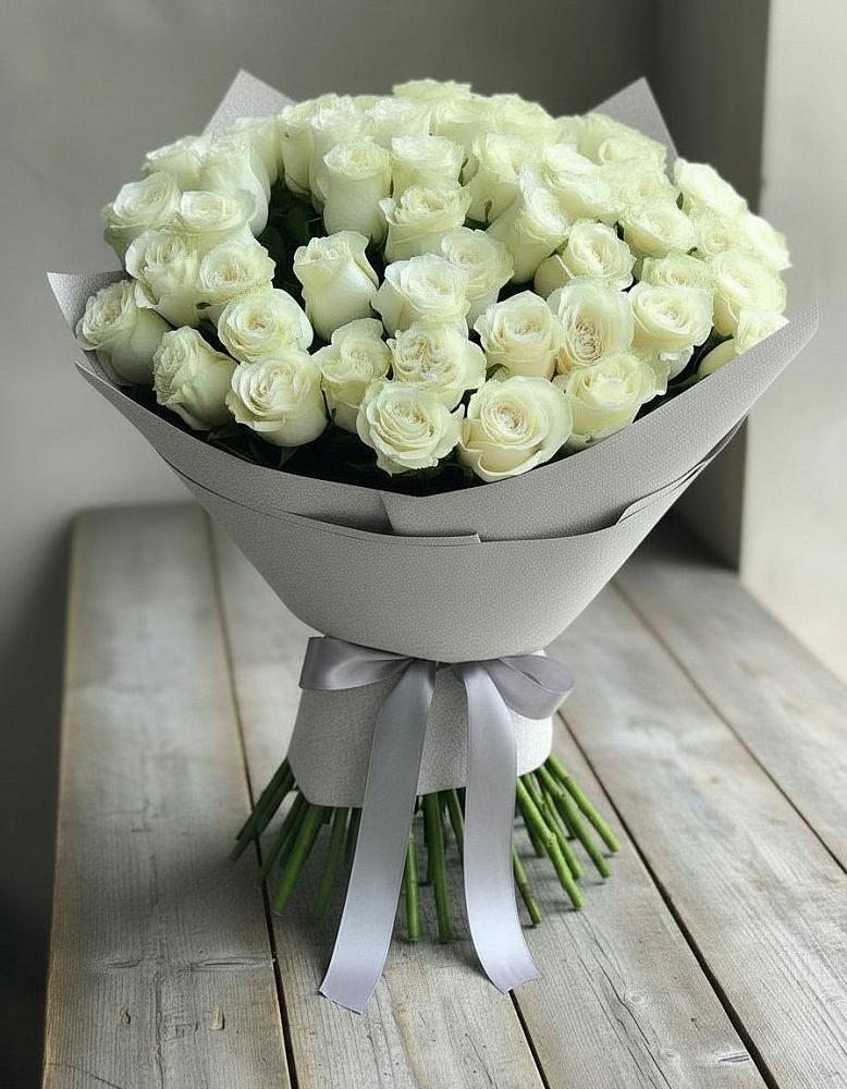 Букет 35 Белых роз в Базарный Сызган