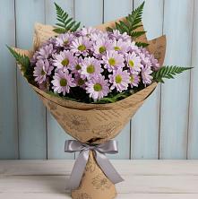 Букет цветов из:  Хризантемы в Базарный Сызган