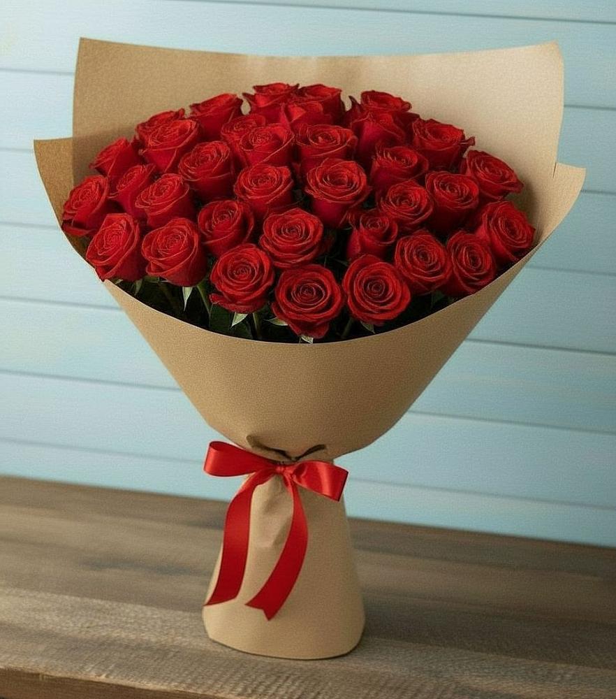 Букет Красные розы Милано в Базарный Сызган