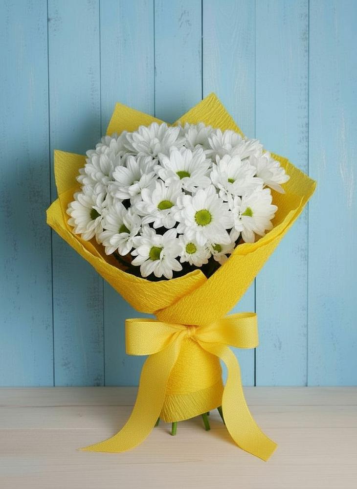 Букет цветов из: Хризантемы в Базарный Сызган