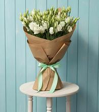 Букет цветов из:  Лизиантусы в Базарный Сызган