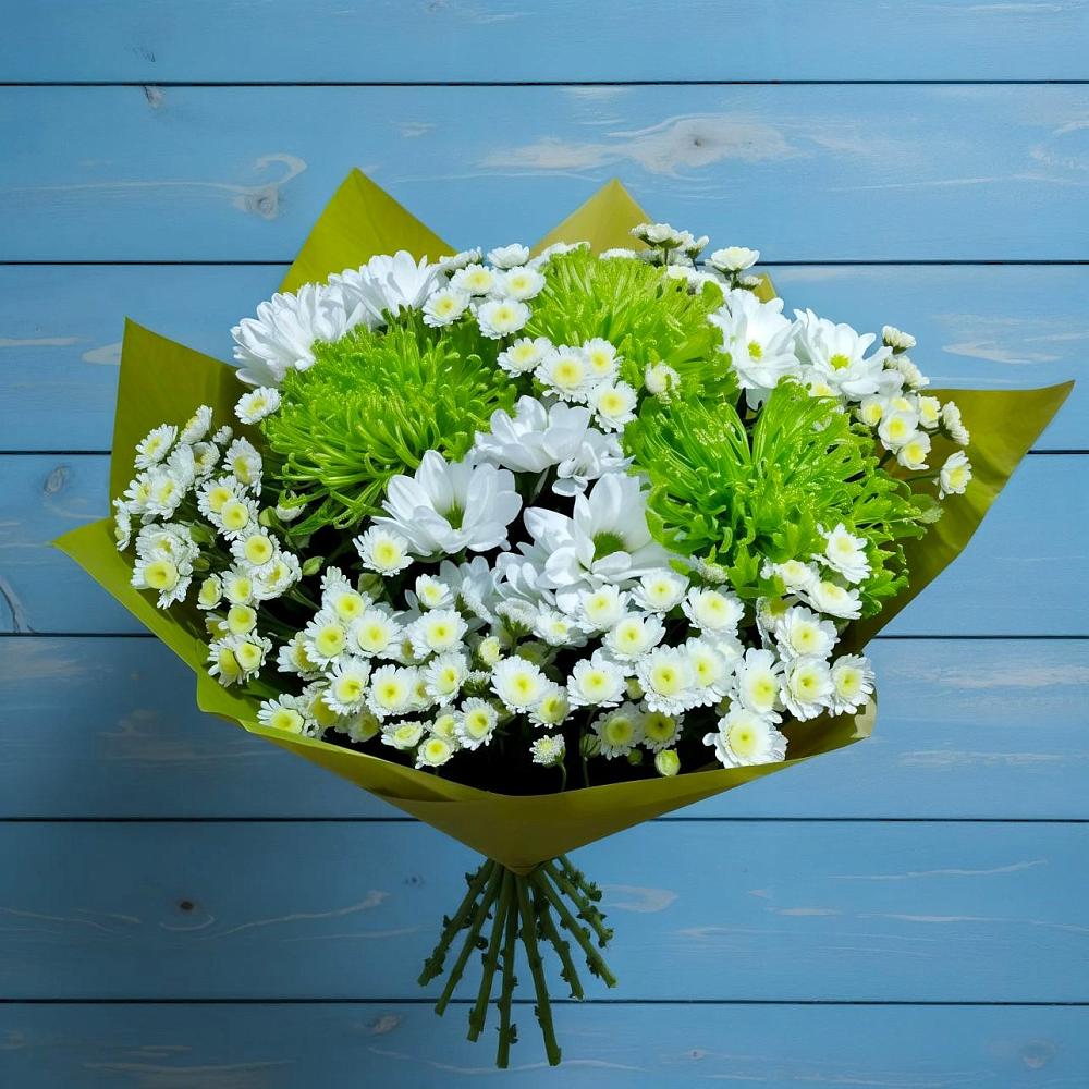 Букет цветов из: Хризантемы в Базарный Сызган