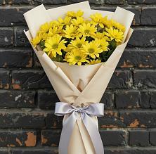 Букет цветов из:  Хризантемы #REPLACE_PRED# Базарный Сызган