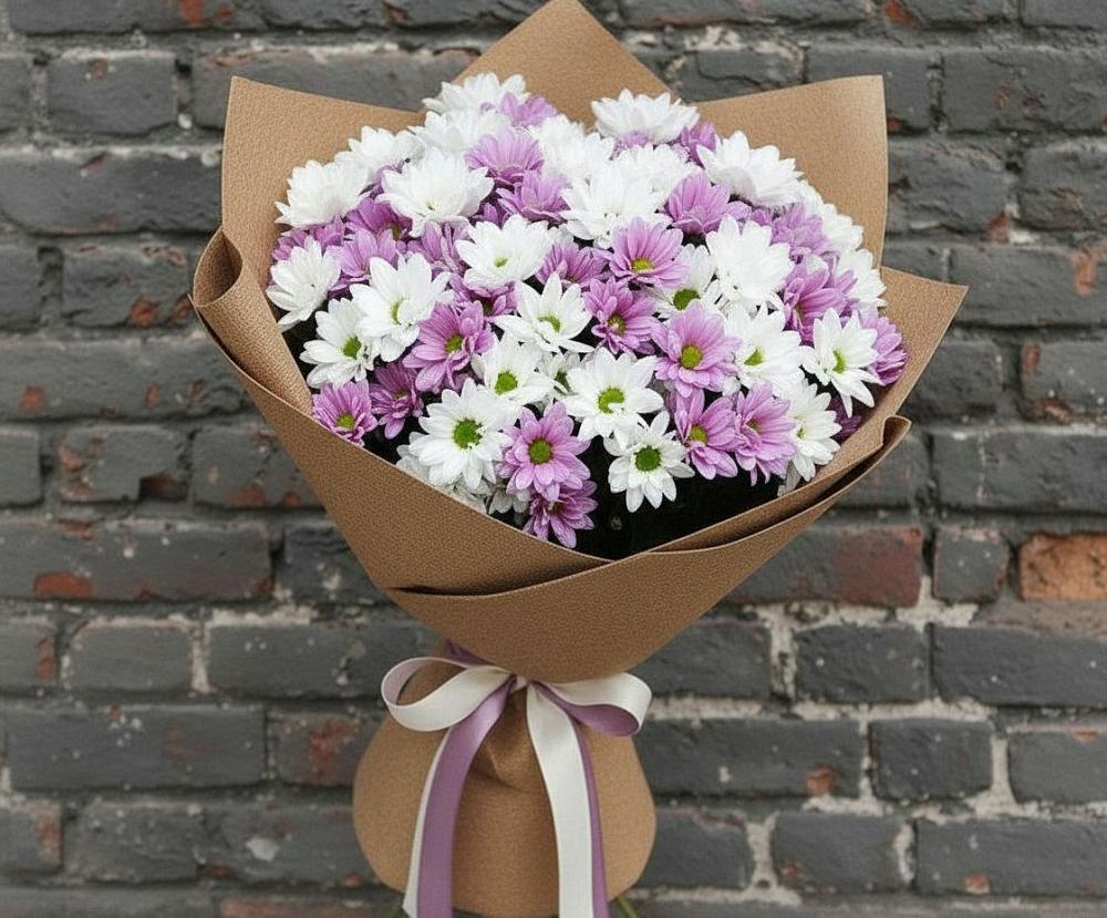 Букет цветов из: Хризантемы в Базарный Сызган