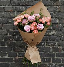 Букет цветов из:  Розы #REPLACE_PRED# Базарный Сызган