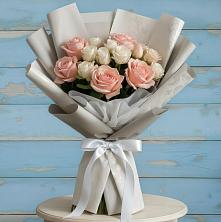 Букет цветов из:  Розы в Базарный Сызган