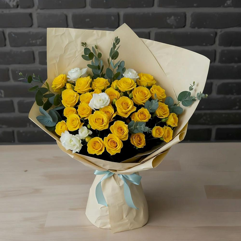 Букет цветов из: Розы в Базарный Сызган