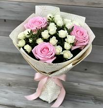 Букет цветов из:  Розы #REPLACE_PRED# Базарный Сызган