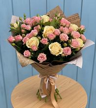 Букет цветов из:  Розы в Базарный Сызган