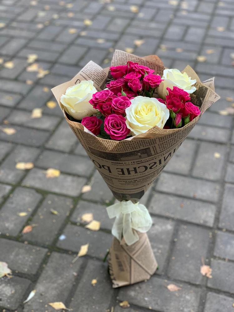 Букет цветов из: Розы в Базарный Сызган