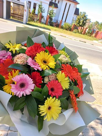 Букет цветов из: Герберы в Базарный Сызган