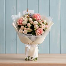 Букет цветов из:  Розы #REPLACE_PRED# Базарный Сызган