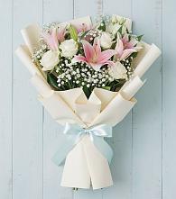 Букет цветов из:  Лилии в Базарный Сызган