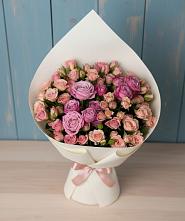 Букет цветов из:  Розы #REPLACE_PRED# Базарный Сызган