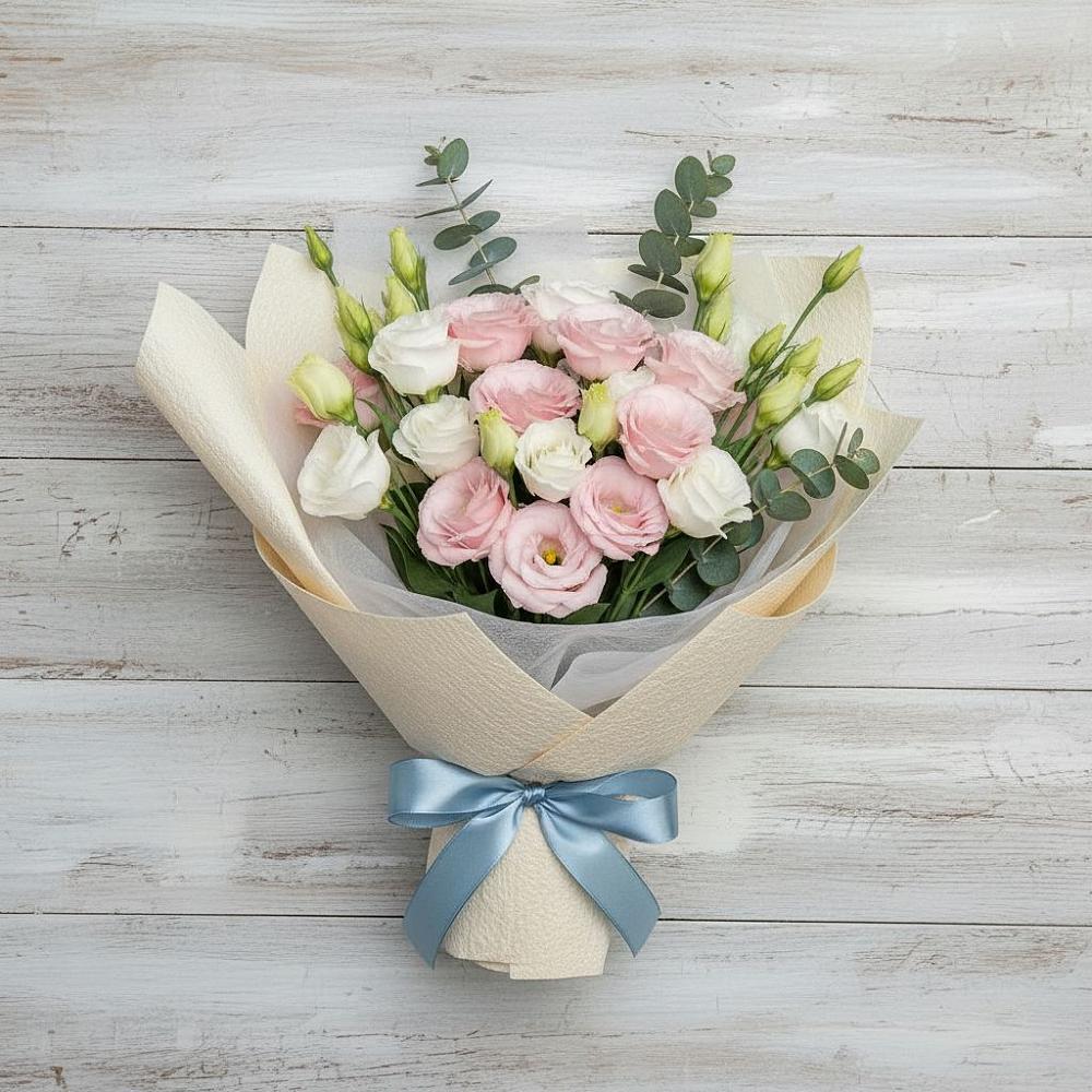 Букет цветов из: Лизиантусы в Базарный Сызган